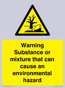 WM7802: Warning Substance or mixture that can cause an environmental hazard
