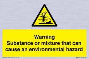 WM7802: Warning Substance or mixture that can cause an environmental hazard