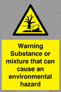 WM7802: Warning Substance or mixture that can cause an environmental hazard