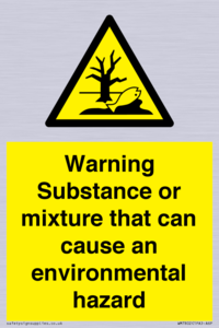 WM7802: Warning Substance or mixture that can cause an environmental hazard