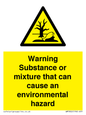 WM7802: Warning Substance or mixture that can cause an environmental hazard