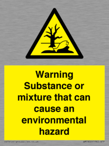 WM7802: Warning Substance or mixture that can cause an environmental hazard