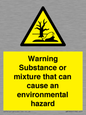 WM7802: Warning Substance or mixture that can cause an environmental hazard