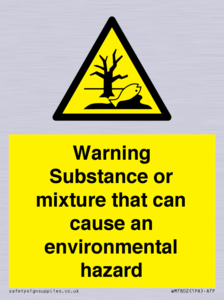 WM7802: Warning Substance or mixture that can cause an environmental hazard