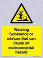 WM7802: Warning Substance or mixture that can cause an environmental hazard