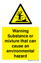 WM7802: Warning Substance or mixture that can cause an environmental hazard
