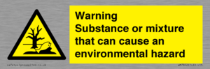 WM7802: Warning Substance or mixture that can cause an environmental hazard