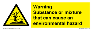 WM7802: Warning Substance or mixture that can cause an environmental hazard