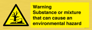 WM7802: Warning Substance or mixture that can cause an environmental hazard