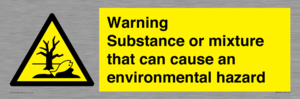 WM7802: Warning Substance or mixture that can cause an environmental hazard