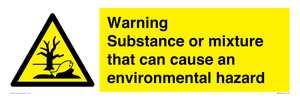 WM7802: Warning Substance or mixture that can cause an environmental hazard