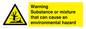 WM7802: Warning Substance or mixture that can cause an environmental hazard