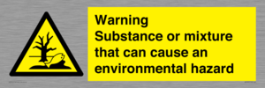 WM7802: Warning Substance or mixture that can cause an environmental hazard