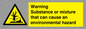 WM7802: Warning Substance or mixture that can cause an environmental hazard