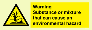 WM7802: Warning Substance or mixture that can cause an environmental hazard