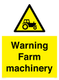 WM7818: Warning Farm machinery