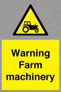 WM7818: Warning Farm machinery