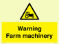 WM7818: Warning Farm machinery