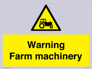 WM7818: Warning Farm machinery