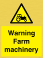 WM7818: Warning Farm machinery