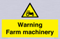 WM7818: Warning Farm machinery