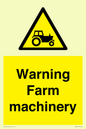 WM7818: Warning Farm machinery