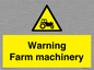 WM7818: Warning Farm machinery
