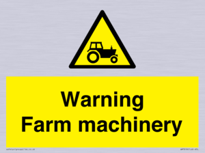 WM7818: Warning Farm machinery