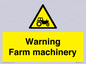 WM7818: Warning Farm machinery