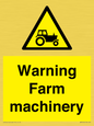 WM7818: Warning Farm machinery
