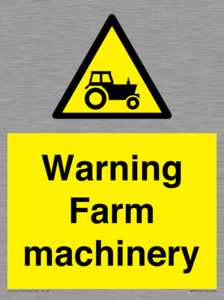 WM7818: Warning Farm machinery