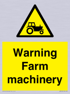 WM7818: Warning Farm machinery