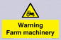 WM7818: Warning Farm machinery