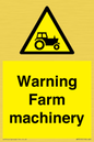 WM7818: Warning Farm machinery