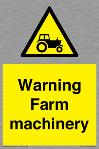 WM7818: Warning Farm machinery