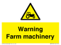 WM7818: Warning Farm machinery