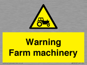 WM7818: Warning Farm machinery