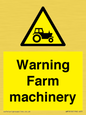 WM7818: Warning Farm machinery