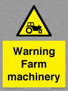 WM7818: Warning Farm machinery