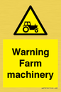 WM7818: Warning Farm machinery