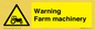 WM7818: Warning Farm machinery