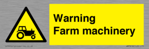 WM7818: Warning Farm machinery