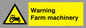 WM7818: Warning Farm machinery