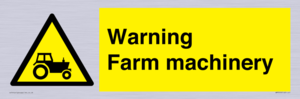 WM7818: Warning Farm machinery