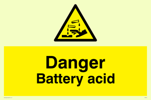 WN103: danger battery acid