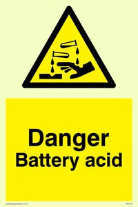 WN103: danger battery acid