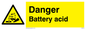 WN103: danger battery acid
