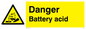 WN103: danger battery acid