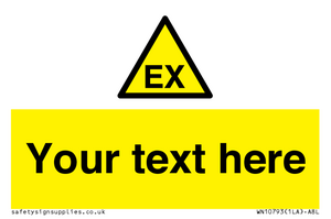 WN10793: Custom Warning: Explosive atmosphere