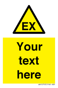 WN10793: Custom Warning: Explosive atmosphere